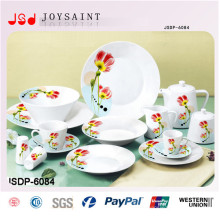 Porcelain Color Decal Dinnerware